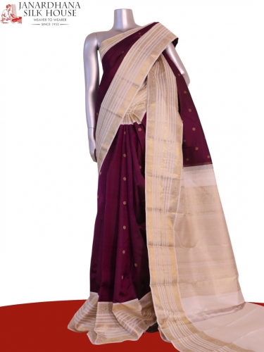 Pure Handloom Kanjeevaram Silk Saree